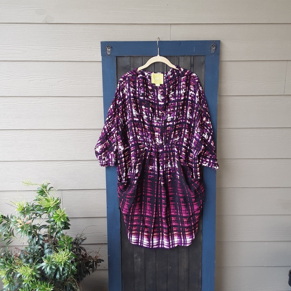 Anthro purple Maeve dress size M!